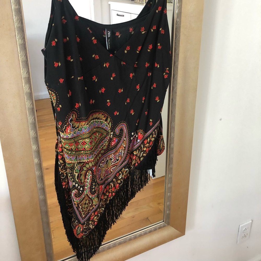 Zara, size large, a-line tank top.